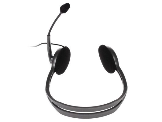 Наушники с микрофоном проводные Logitech Stereo Headset H111 Grey